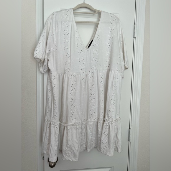 ASOS Curve Other - Asos eyelet cover up dress